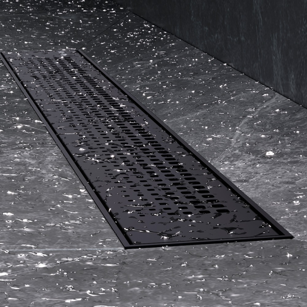 Душевой трап 60 см AM.PM PrimeFlow (W02SC-P11-060-01BM) с решеткой, черный