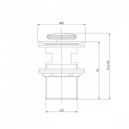 Выпуск для умывальника IDDIS Oldie (OLDBR00i88) бронза