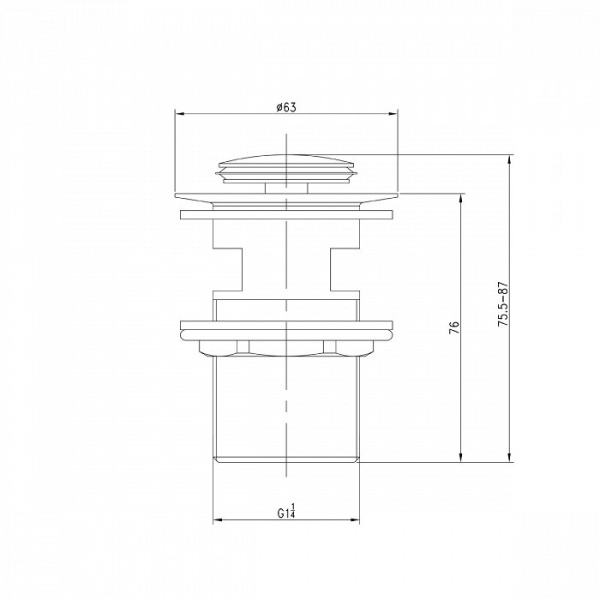 Выпуск для умывальника IDDIS Oldie (OLDBR00i88) бронза