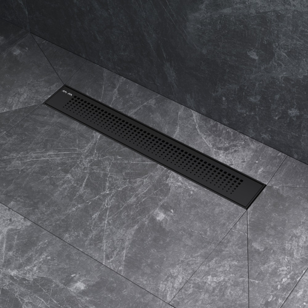 Душевой трап 50 см AM.PM PrimeFlow (W02SC-P11-050-01BM) с решеткой, черный