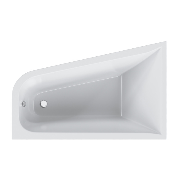 Ванна акриловая ассиметричная, 160x100 Am.Pm Spirit (W72A-160L100W-A2), левосторонняя