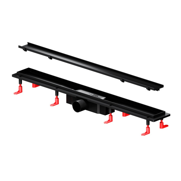 Душевой трап 80 см AM.PM PrimeFlow (W02SC-U11-080-04BM) с решеткой, черный