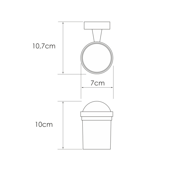 Подстаканник одинарный WasserKRAFT  Isen (K-4028)