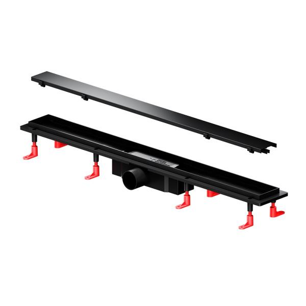 Душевой трап 80 см AM.PM PrimeFlow (W02SC-U11-080-04BM) с решеткой, черный
