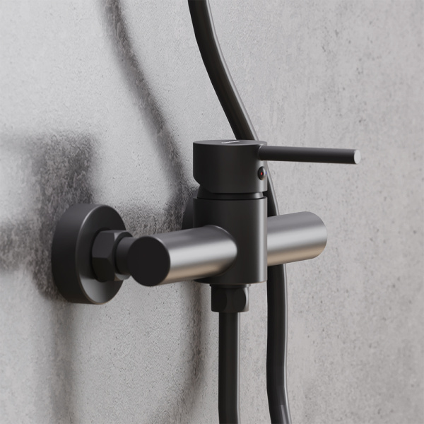 Смеситель для душа DAMIXA Scandinavian Pure (362000300) черный