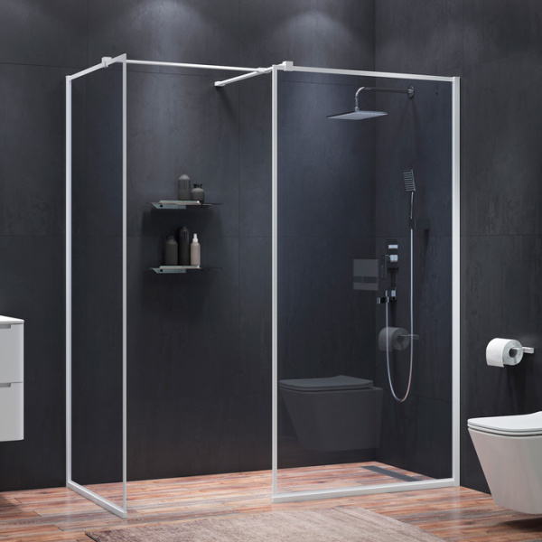 Душевая перегородка Walk In 80x195 IDDIS Slide (SLI8WS8i23), белый