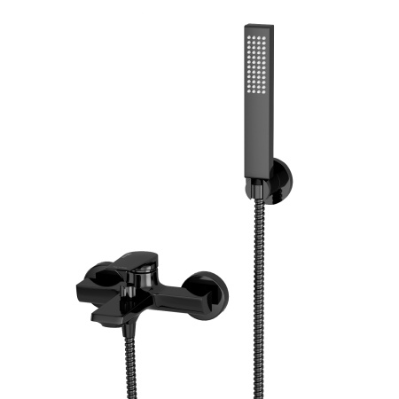 Смеситель для ванны с коротким изливом WasserKRAFT Glan (6601), черный