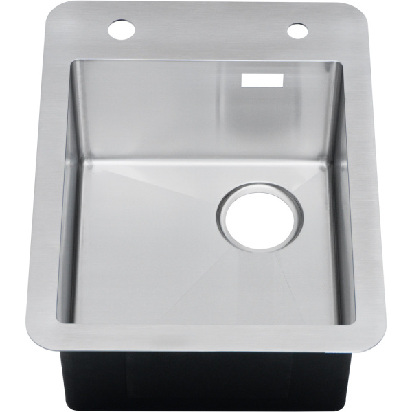 Мойка кухонная врезная 42х54 см MELANA Profline (MLN-R4254HK) с дозатором