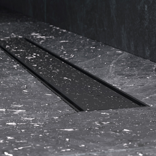 Душевой трап 60 см AM.PM PrimeFlow (W02SC-U11-060-04BM) с решеткой, черный