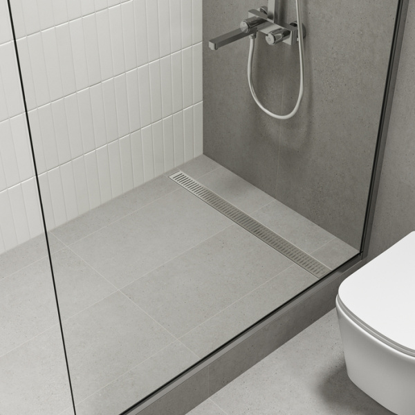 Трап для душа 84 см IDDIS Level (975A8SB10DZ) с горизонтальным выпуском