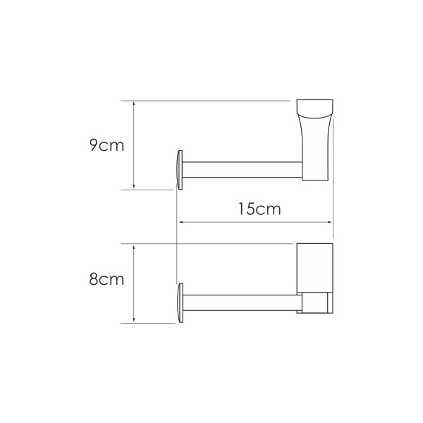 Держатель туалетной бумаги WasserKRAFT  Leine (K-5096)
