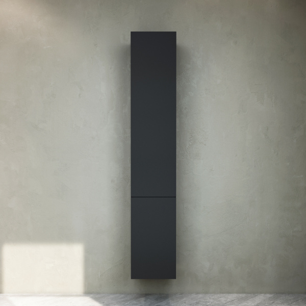 Шкаф-колонна 30см, подвесной, Am.Pm Gem (M90CHR0306BM) черный