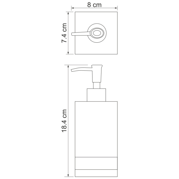 Дозатор для жидкого мыла WasserKRAFT Inn (K-4399) бежевый