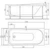 Ванна акриловая 150х70 см, Am.Pm Like (W80A-150-070W-A)