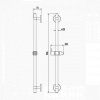 Душевая штанга MILARDO Niagara (NIA6500M17) Душевая штанга MILARDO Niagara (NIA6500M17)