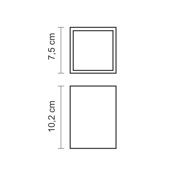 Стакан для зубных щеток WasserKRAFT Schunter (K-28128) под дерево