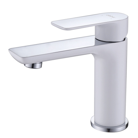 Смеситель для раковины ABBER Weiss Insel (AF8010W) белый/хром