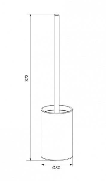 Ершик для унитаза IDDIS Petite (PETSSPOi47) сатин