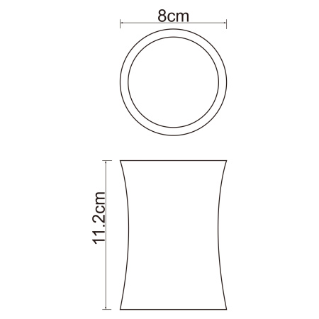 Стакан для зубных щеток WasserKRAFT Salm (K-7628)