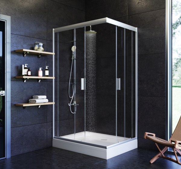 Душевое ограждение 120x80 см Am.Pm Gem (W90G-404-120280-MT), без поддона