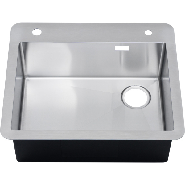 Мойка кухонная врезная 62х54 см MELANA Profline (MLN-R6254HK) с дозатором