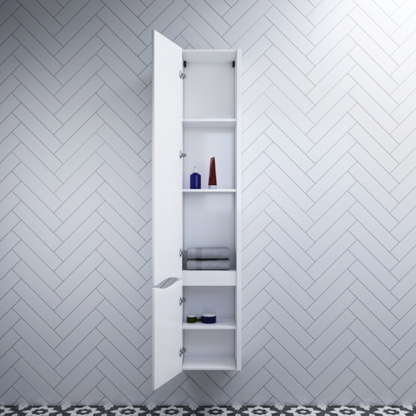 Пенал подвесной 35 см, AM.PM Like (M80CHL0356WG), левый, белый глянец