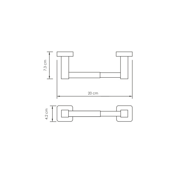 Держатель туалетной бумаги WasserKRAFT  Lippe (K-6522)