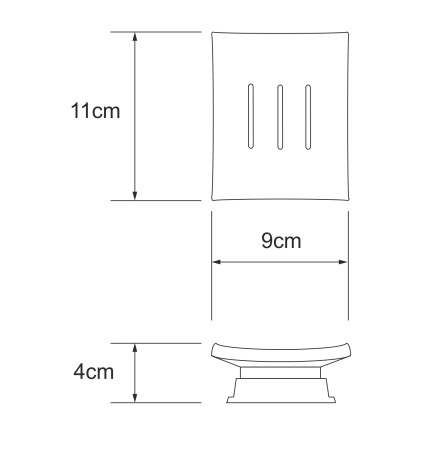 Мыльница WasserKRAFT Amper (K-5429)