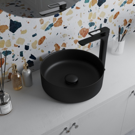 Выпуск для умывальника без перелива IDDIS Optima Home (OPHBM00i88), черный