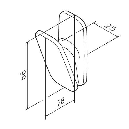 Крючок для полотенец Am.Pm Inspire V2.0 (A50A35500)