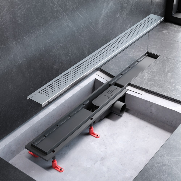 Душевой трап 80 см AM.PM PrimeFlow (W02SC-P11-080-01SB) с решеткой