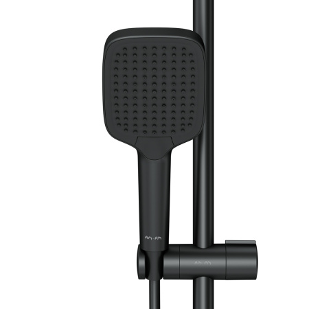 Душевая система для душа Am.Pm Func (F078F222) без излива,  с термостатом, черная