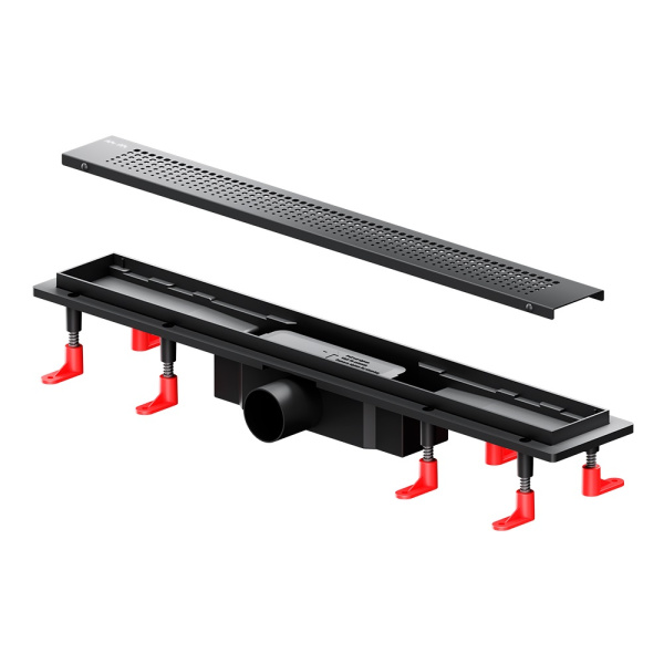 Душевой трап 60 см AM.PM PrimeFlow (W02SC-P11-060-01BM) с решеткой, черный