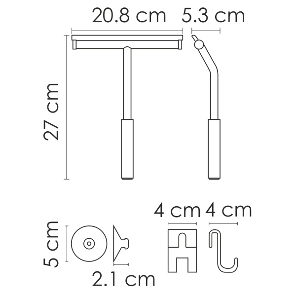 Скребок для душевой кабины WasserKRAFT (K-211)