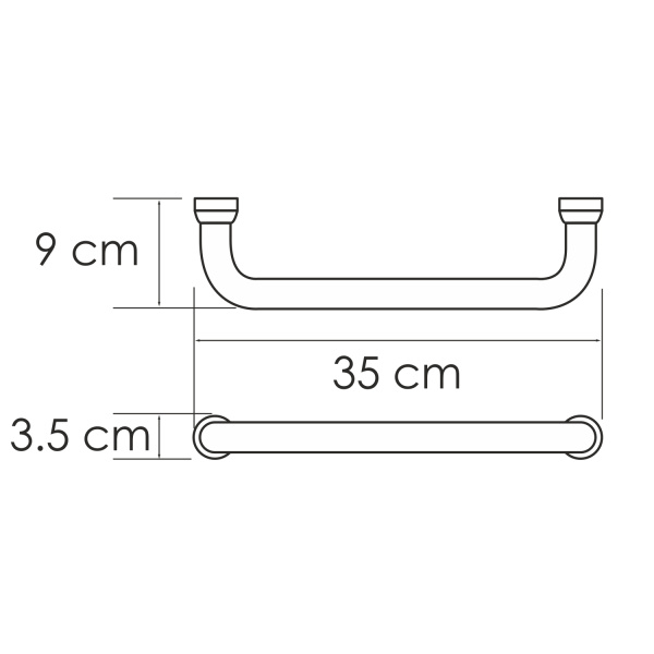 Поручень для ванны WasserKRAFT (K-1066)