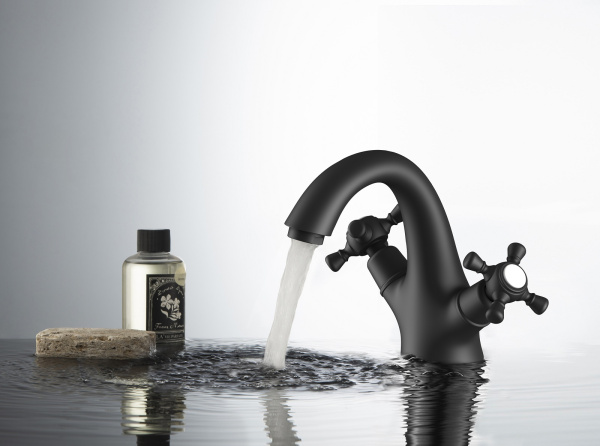 Смеситель для раковины Timo Nelson (1911/03F) черный