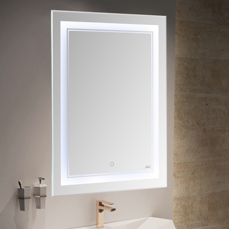 Зеркало с LED-подсветкой MELANA 6080 (LED036) прямоугольное, сенсор