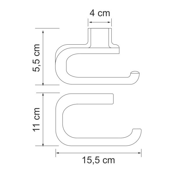 Держатель туалетной бумаги WasserKRAFT  Kammel (K-8396)
