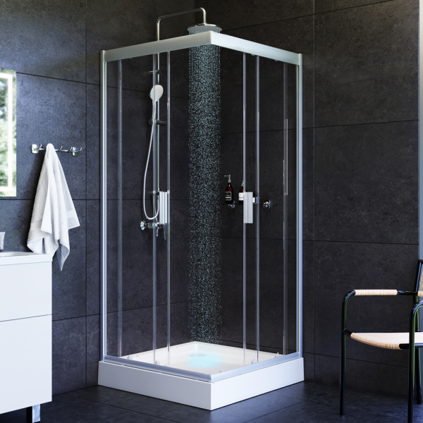 Душевое ограждение 90х90 см Am.Pm Gem (W90G-403-090MT), без поддона