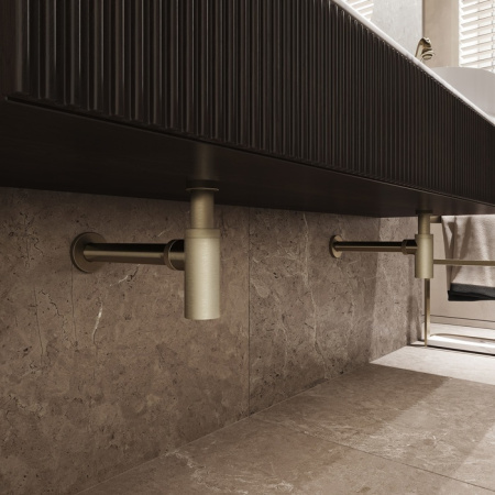 Бутылочный сифон для умывальника бронза IDDIS Optima Home (OPTBR00i84), бронза