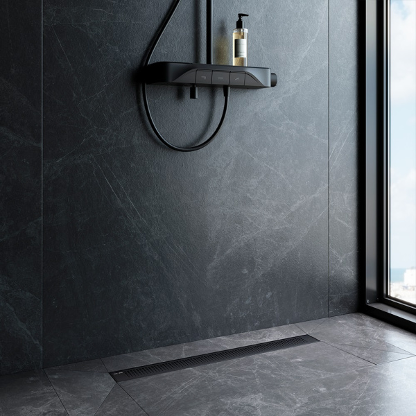 Душевой трап 70 см AM.PM PrimeFlow (W02SC-P11-070-01BM) с решеткой, черный