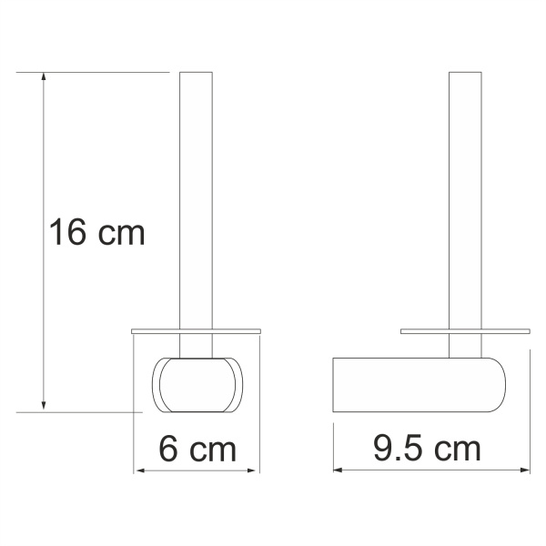 Держатель туалетной бумаги WasserKRAFT  Berkel (K-6897)