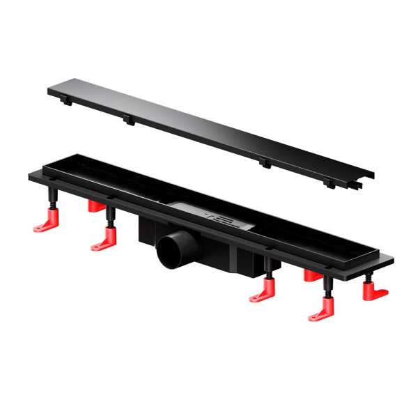 Душевой трап 60 см AM.PM PrimeFlow (W02SC-U11-060-04BM) с решеткой, черный