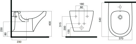 Подвесное биде Am.Pm Inspire (C503411WH)
