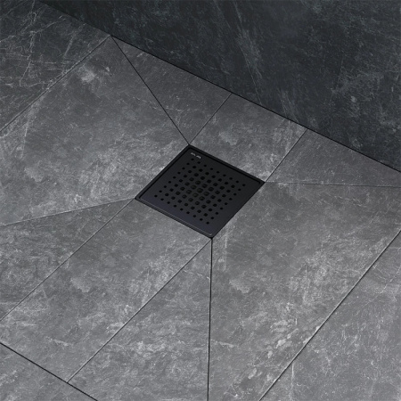 Душевой трап 10x10 см AM.PM PrimeFlow (W02BD-P11-010-01BM) черный