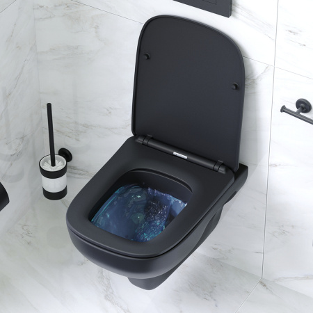 Унитаз подвесной Am.Pm X-Joy (C85A1700MBSC) Flash Clean черный