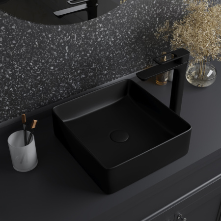 Умывальник накладной IDDIS Slide (SLIBM01i27), черный