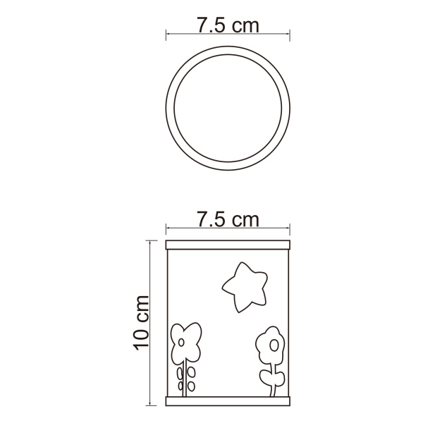 Стакан для зубных щеток WasserKRAFT Lossa (K-3428) синий
