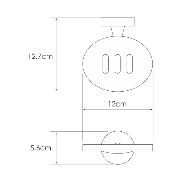 Мыльница решетка WasserKRAFT  Isen (K-4069)