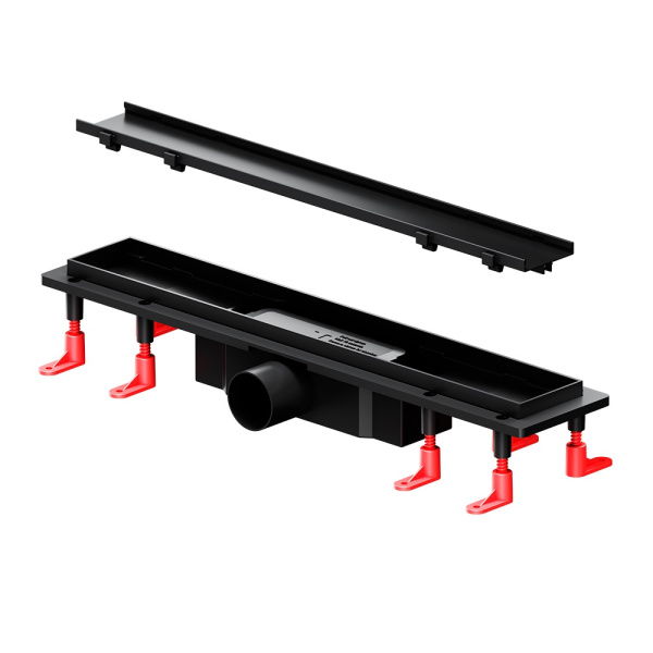 Душевой трап 50 см AM.PM PrimeFlow (W02SC-U11-050-04BM) с решеткой, черный